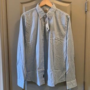 Faherty Stretch Poplin Shirt - NEW WITH TAGS
